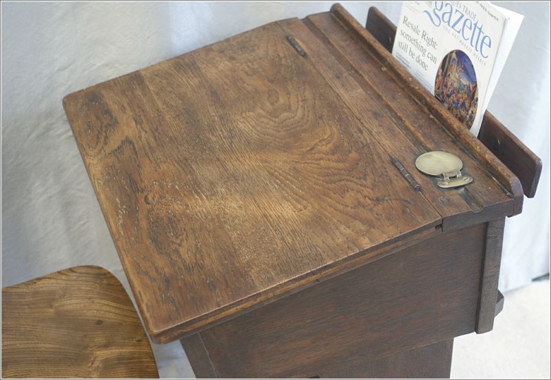 4031 Childs Antique School Desk (9)